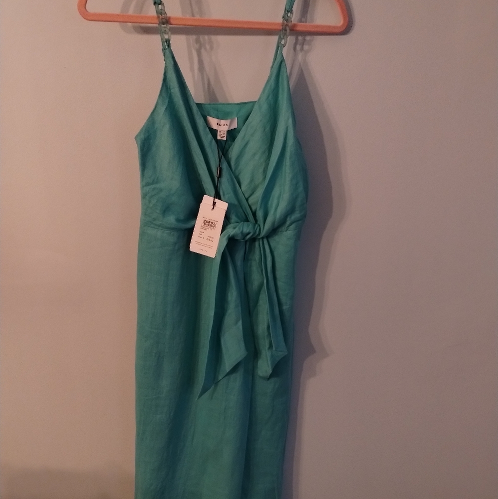 Green Reiss Wrap Dress